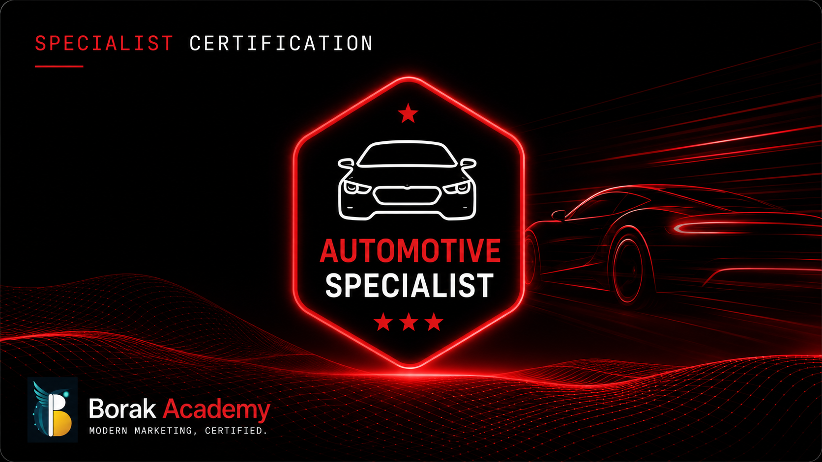 Automotive Marketing Specialist — Borak Academy